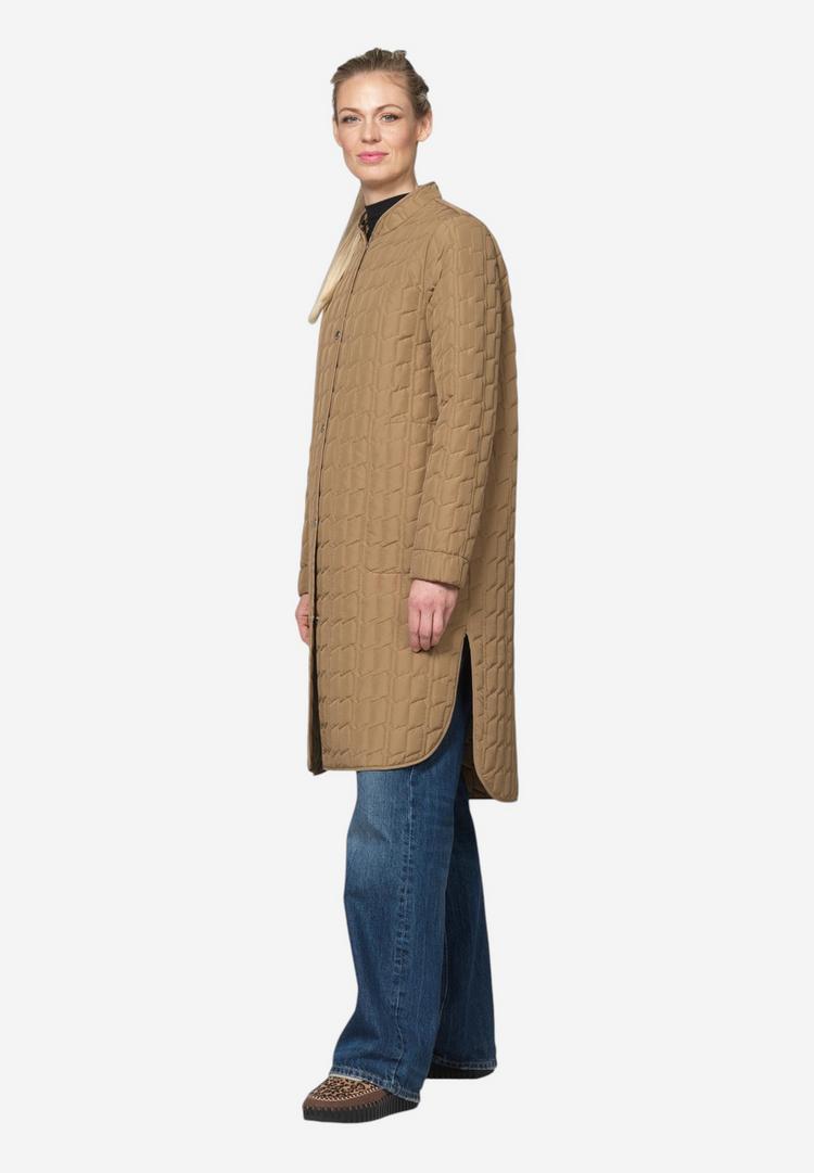 Ilse Jacobsen Ilse Jacobsen LINE01 Steppmantel Damen - SEPIA TINT - 5 | SportScheck