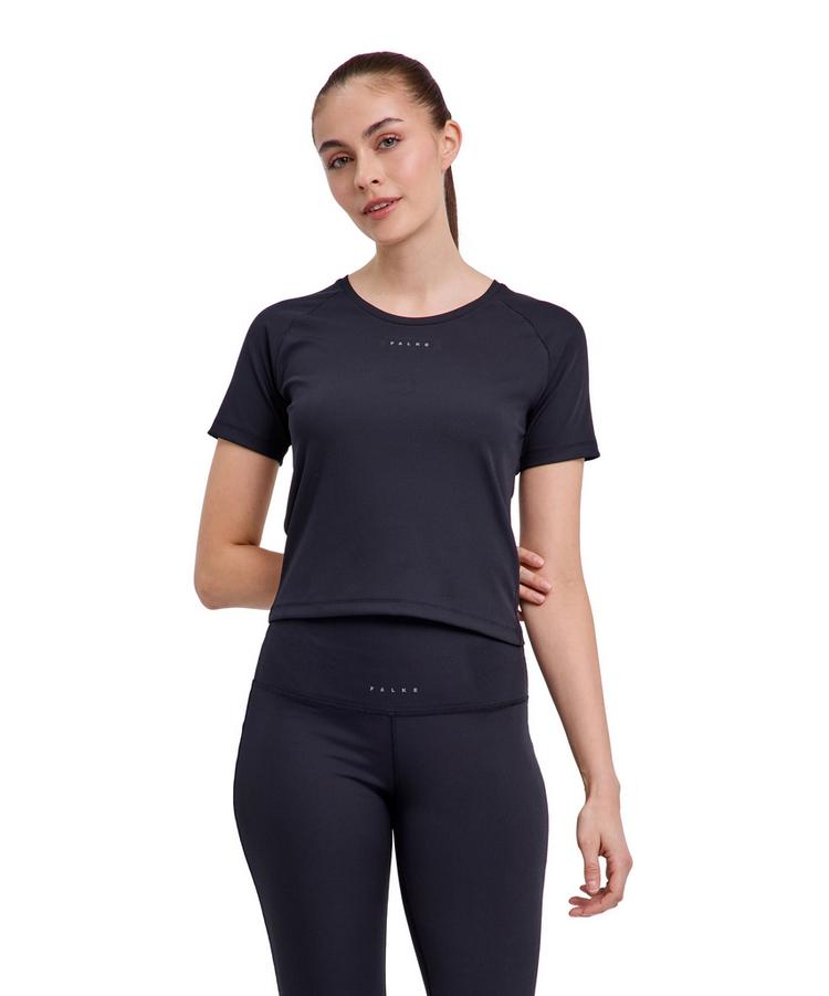 Falke Falke Training Studio T-Shirt Damen - black (3000) - 0 | SportScheck