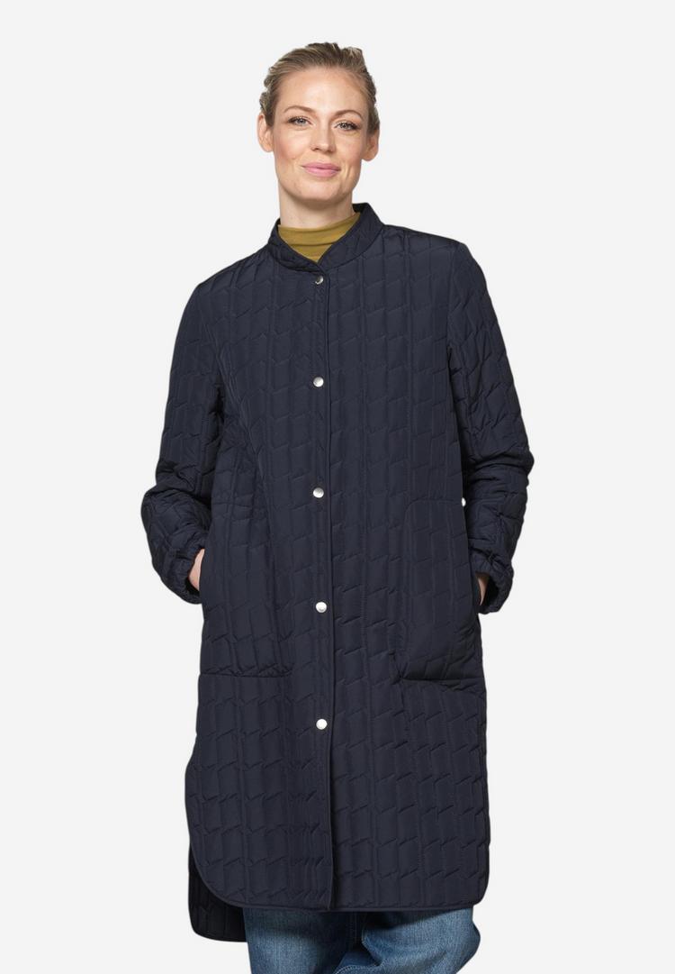 Ilse Jacobsen Ilse Jacobsen LINE01 Steppmantel Damen - dark indigo - 0 | SportScheck
