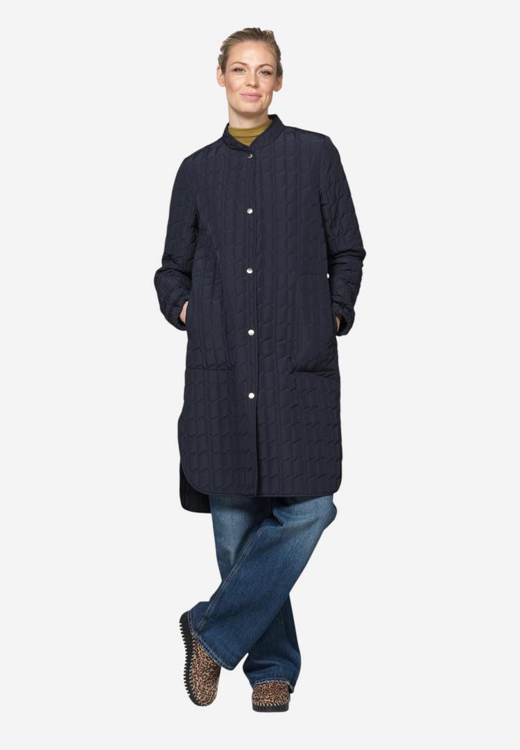 Ilse Jacobsen Ilse Jacobsen LINE01 Steppmantel Damen - dark indigo - 1 | SportScheck