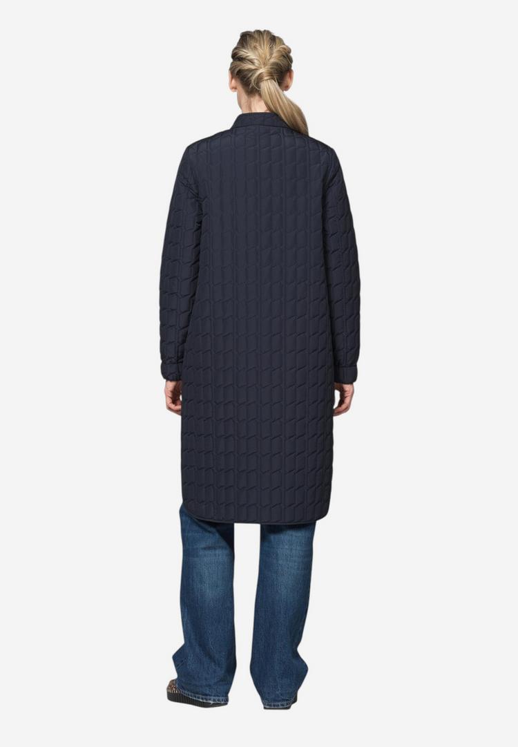 Ilse Jacobsen Ilse Jacobsen LINE01 Steppmantel Damen - dark indigo - 2 | SportScheck
