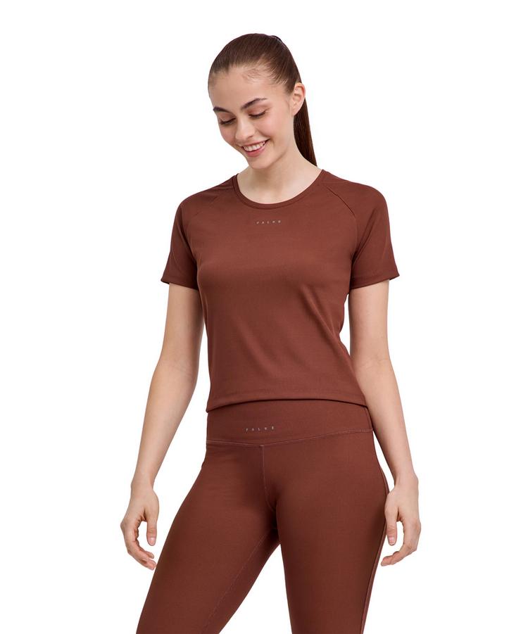 Falke Falke Training Studio T-Shirt Damen - chestnut (5534) - 0 | SportScheck