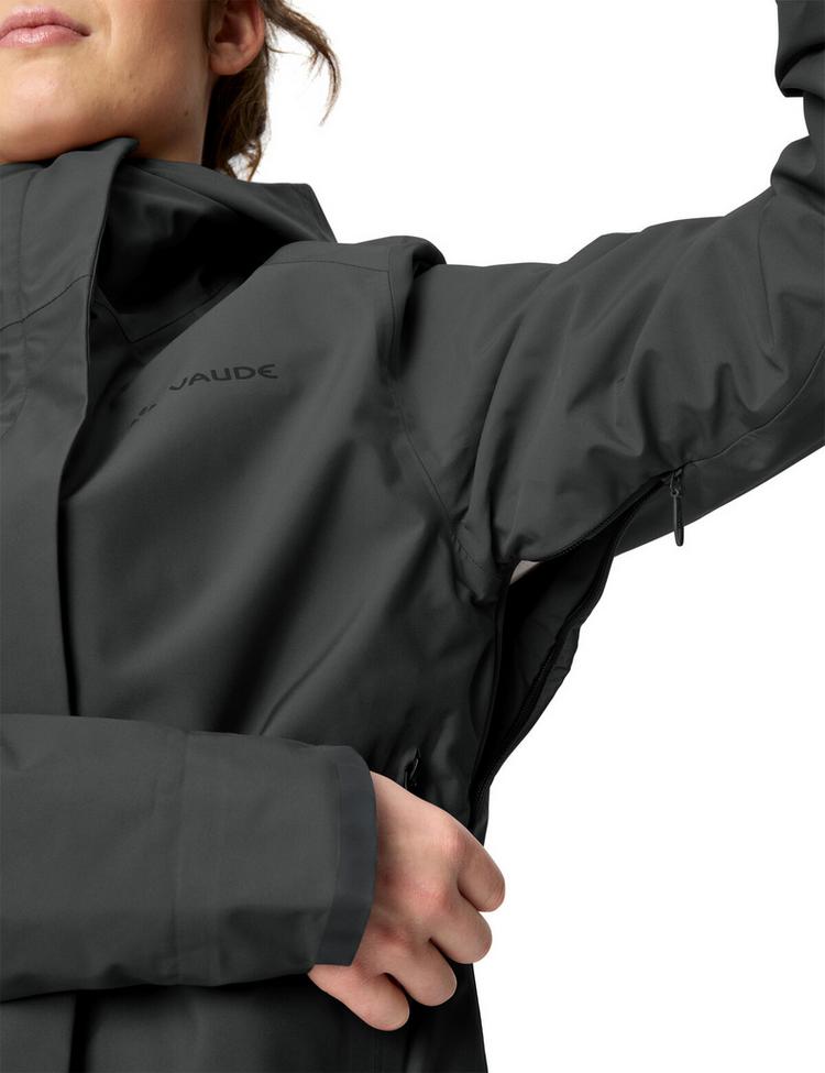 VAUDE VAUDE Women's Cyclist Warm Rain Jacket Fahrradjacke Damen - graphite - 1 | SportScheck