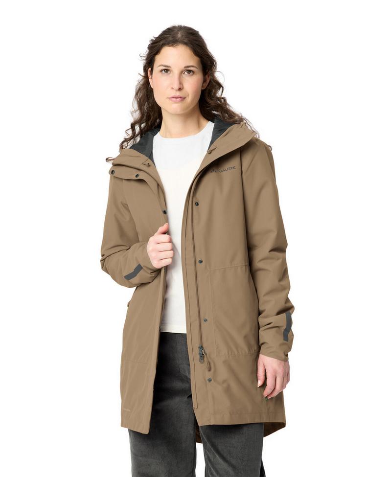 VAUDE VAUDE Women's Cyclist padded Parka II Fahrradjacke Damen - oat - 2 | SportScheck