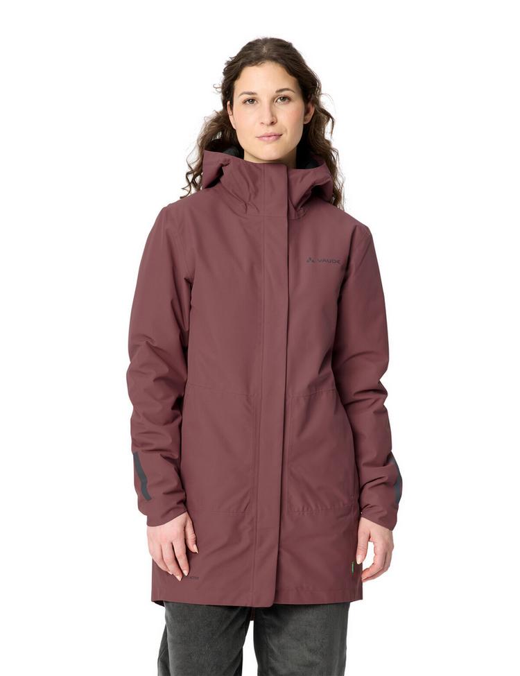VAUDE VAUDE Women's Cyclist padded Parka II Fahrradjacke Damen - ruby dusk - 0 | SportScheck