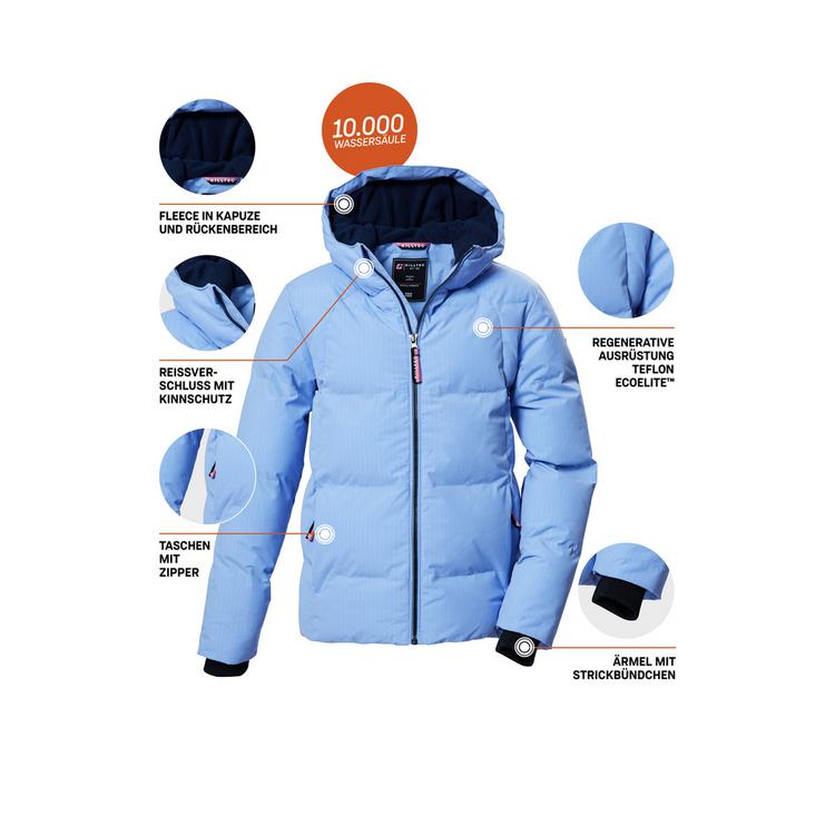 KILLTEC KILLTEC KOW 357 GRLS QLTD JCKT Softshelljacke Kinder - Blau3067 - 9 | SportScheck