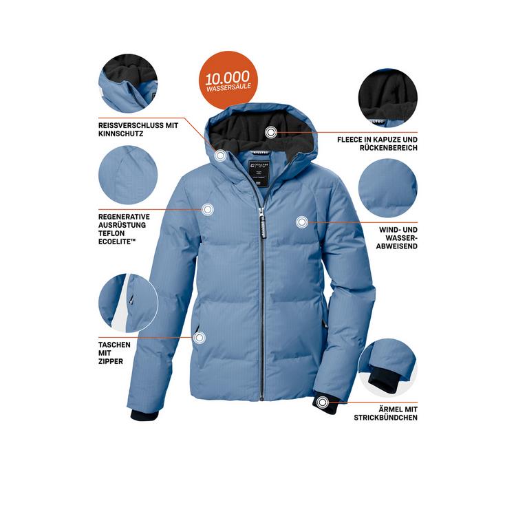 KILLTEC KILLTEC KOW 357 GRLS QLTD JCKT Softshelljacke Kinder - Blau3032 - 3 | SportScheck