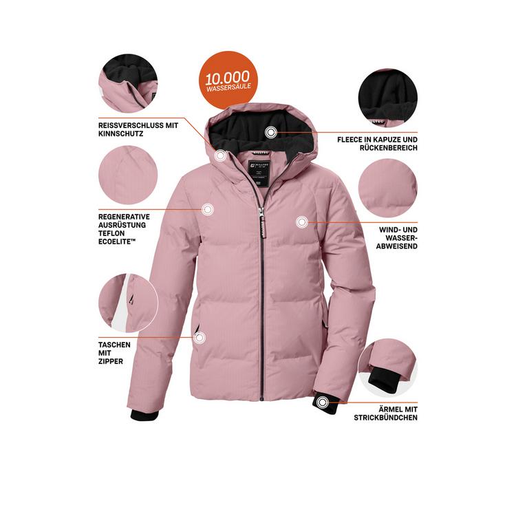 KILLTEC KILLTEC KOW 357 GRLS QLTD JCKT Softshelljacke Kinder - Rose4011 - 3 | SportScheck