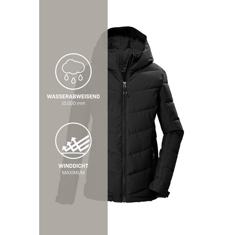KILLTEC KILLTEC KOW 220 GRLS QLTD JCKT Softshelljacke Kinder - Schwarz0110 - 4 | SportScheck