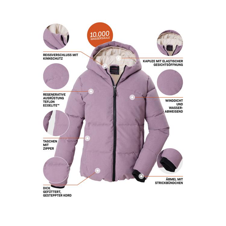 KILLTEC KILLTEC Steppjacke mit Kapuze Fleecejacke Kinder - Rose4029 - 3 | SportScheck