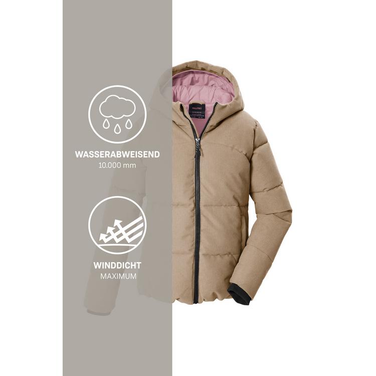 KILLTEC KILLTEC Steppjacke mit Kapuze Fleecejacke Kinder - Beige8013 - 4 | SportScheck