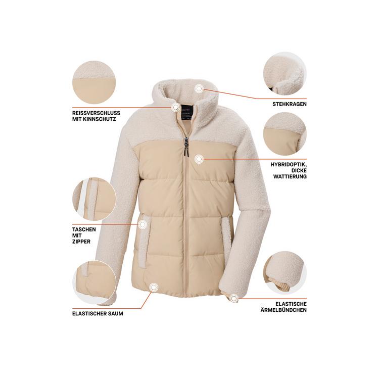 KILLTEC KILLTEC Steppjacke mit Stehkragen Fleecejacke Kinder - Beige8012 - 3 | SportScheck