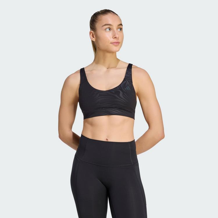 adidas adidas All Me Essentials Grafik Sport-BH, BH Damen - Black - 0 | SportScheck