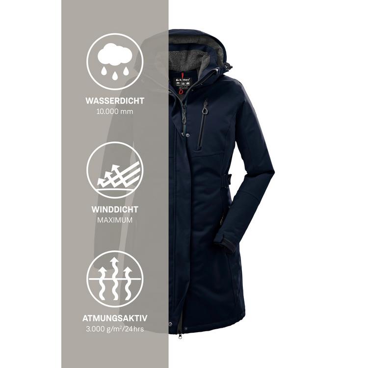 KILLTEC KILLTEC KOW 165 Funktionsmantel Damen - Marine - 4 | SportScheck