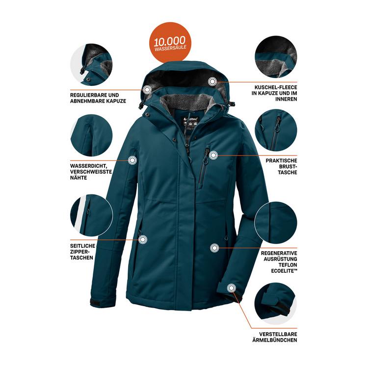 KILLTEC KILLTEC KOW 140 Softshelljacke Damen - Marine - 8 | SportScheck
