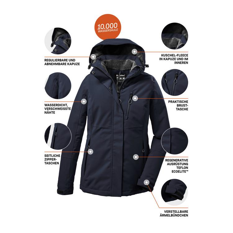 KILLTEC KILLTEC KOW 140 Softshelljacke Damen - Nachtschwarz - 3 | SportScheck