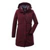 KILLTEC KOW 165 Funktionsmantel Damen - Bordeaux