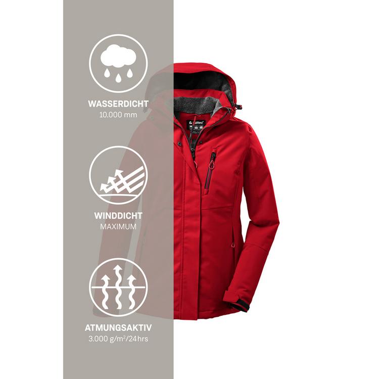 KILLTEC KILLTEC KOW 140 Softshelljacke Damen - Rot - 5 | SportScheck