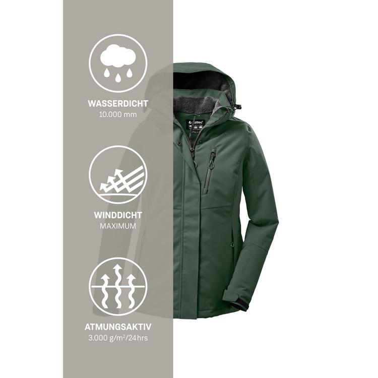 KILLTEC KILLTEC KOW 140 Softshelljacke Damen - Gr&uuml;n2048 - 4 | SportScheck