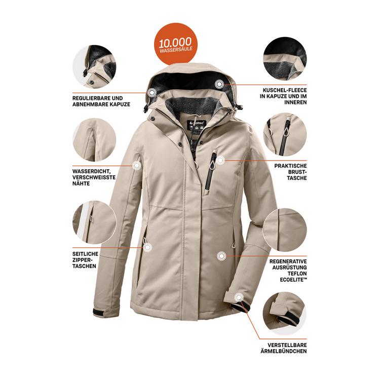 KILLTEC KILLTEC KOW 140 Softshelljacke Damen - Grau0648 - 3 | SportScheck