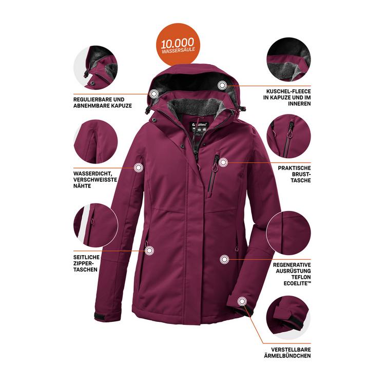 KILLTEC KILLTEC KOW 140 Softshelljacke Damen - Rose4010 - 3 | SportScheck