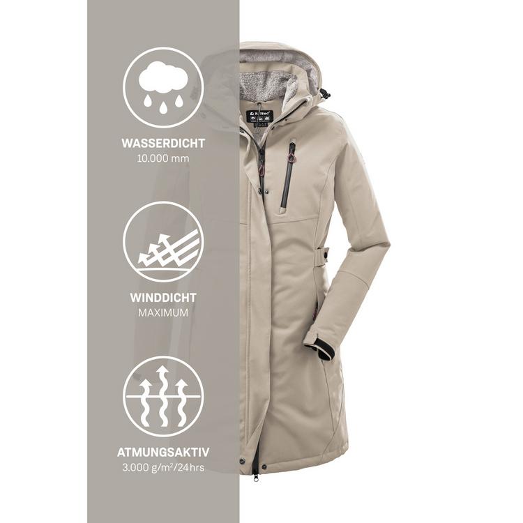 KILLTEC KILLTEC KOW 165 Funktionsmantel Damen - Grau0648 - 4 | SportScheck