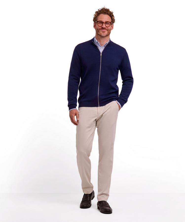 Falke Falke Merino X-Fine Zip Jacket Jacke Herren - space blue (6116) - 1 | SportScheck