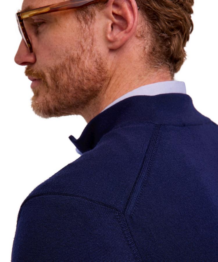 Falke Falke Merino X-Fine Zip Jacket Jacke Herren - space blue (6116) - 2 | SportScheck