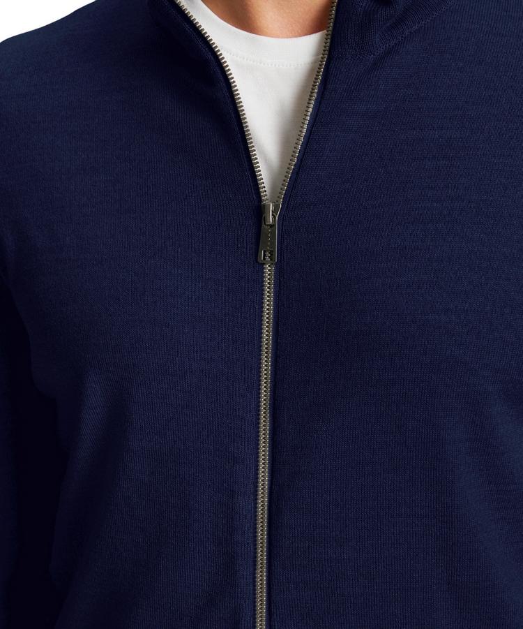 Falke Falke Merino X-Fine Zip Jacket Jacke Herren - space blue (6116) - 3 | SportScheck