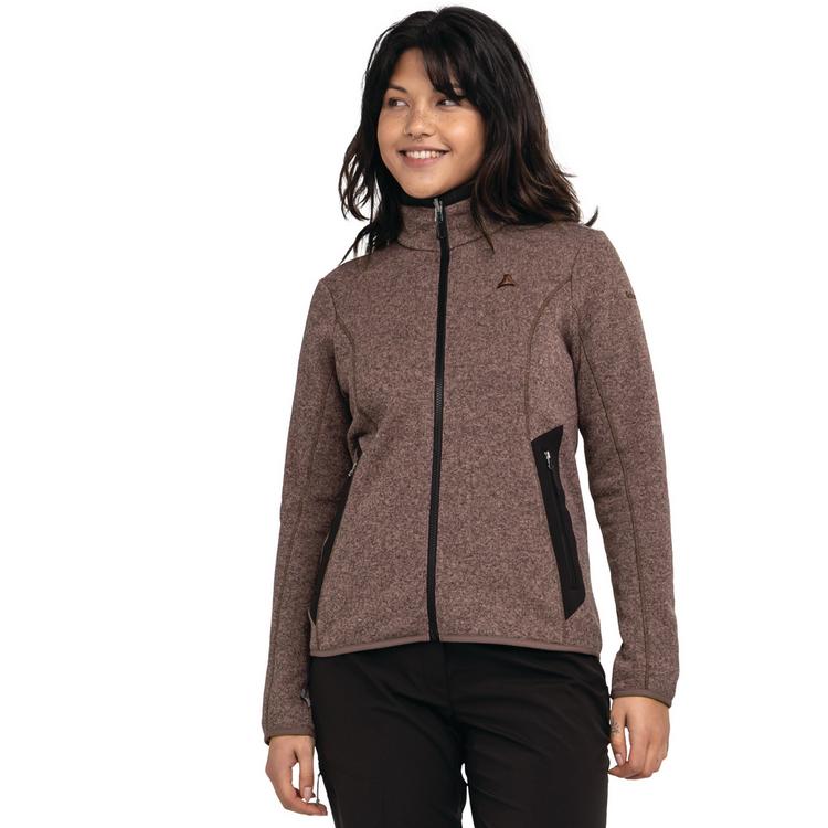 Sch&ouml;ffel Sch&ouml;ffel CIRC Fleece Jk Style Yew WMS Fleecejacke Damen - 3905 - braun - 3 | SportScheck