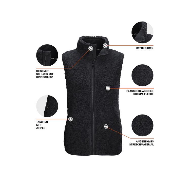 KILLTEC KILLTEC KOW 7 WMN VST Outdoorweste Damen - Schwarz0110 - 3 | SportScheck