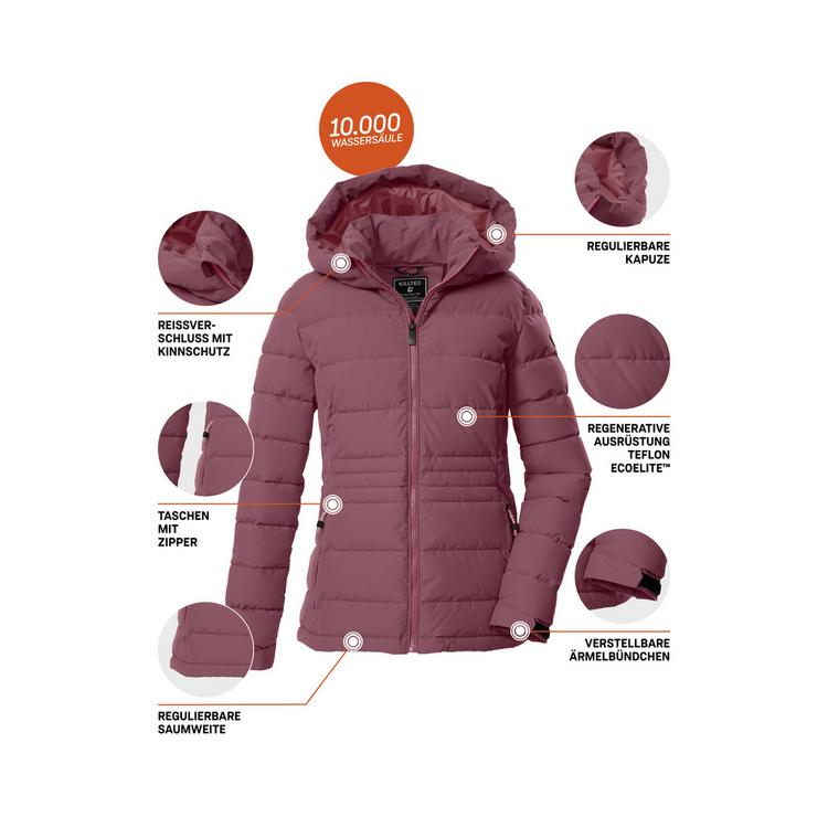 KILLTEC KILLTEC KOW 10 WMN QLTD JCKT Softshelljacke Damen - Violett3996 - 3 | SportScheck