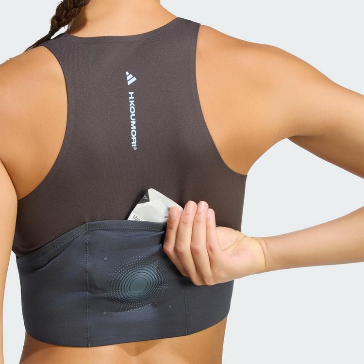 adidas adidas adidas Running x Hermanos Koumori Laufshirt Damen - Night Brown / Night Grey - 4 | SportScheck
