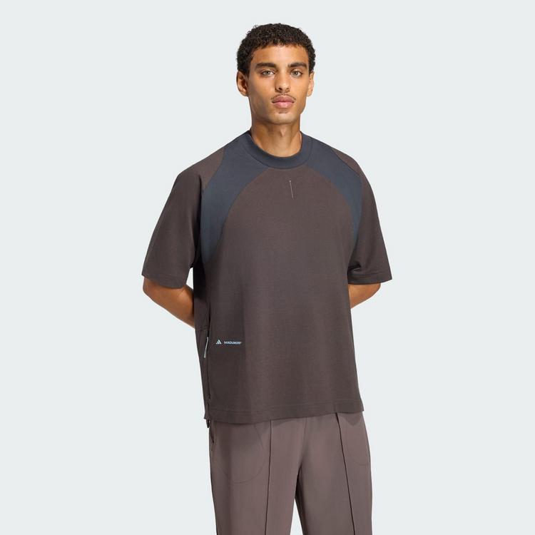 adidas adidas adidas Running x Hermanos Koumori Laufshirt - Night Brown / Night Grey - 0 | SportScheck