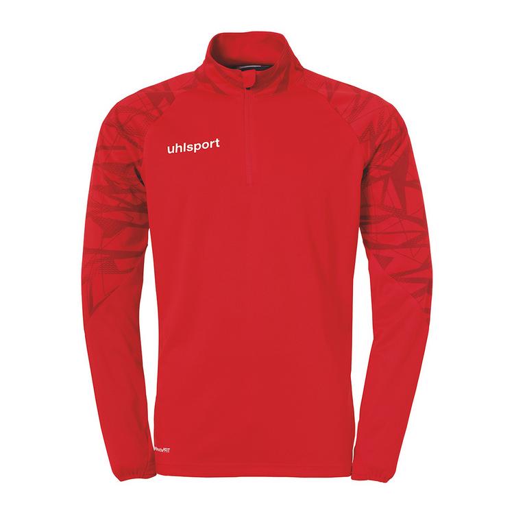 Uhlsport Uhlsport GOAL 25 1/4 ZIP TOP Kids Funktionssweatshirt Kinder - rot/wei&szlig; - 0 | SportScheck