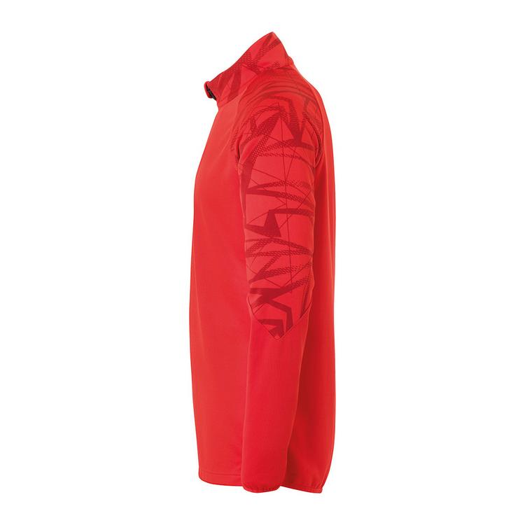 Uhlsport Uhlsport GOAL 25 1/4 ZIP TOP Kids Funktionssweatshirt Kinder - rot/wei&szlig; - 0 | SportScheck