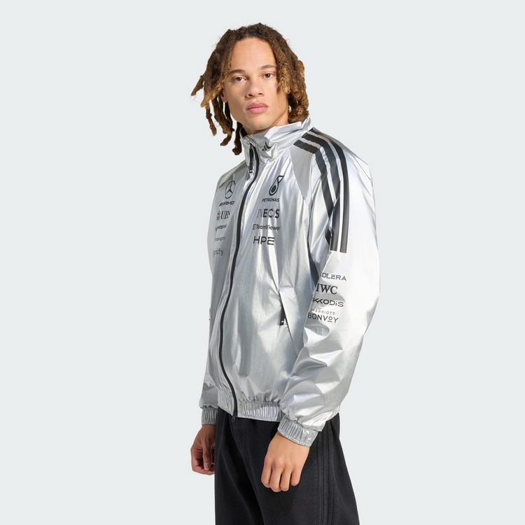 adidas adidas MERCEDES - AMG PETRONAS FORMULA 1 TEAM Trainingsjacke - Silver Metallic - 0 | SportScheck