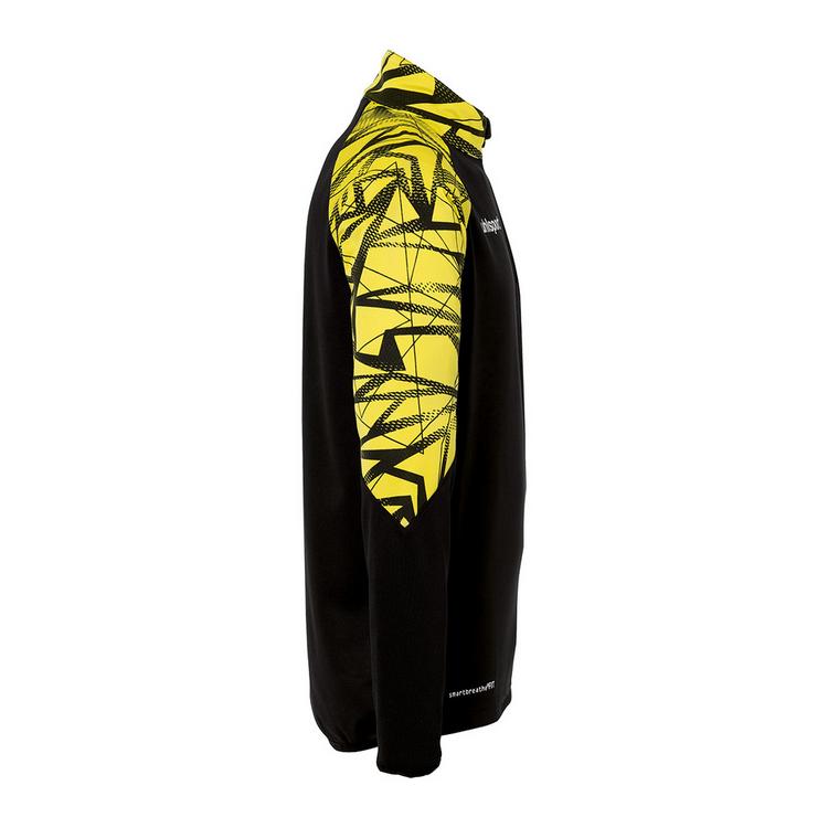 Uhlsport Uhlsport GOAL 25 1/4 ZIP TOP Funktionssweatshirt - schwarz/limonengelb - 2 | SportScheck