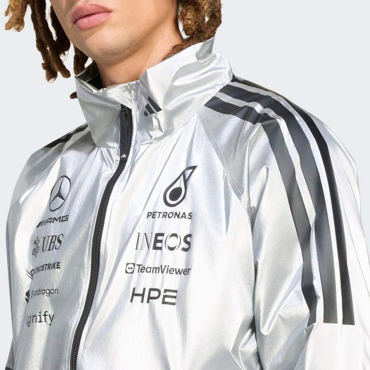 adidas adidas MERCEDES - AMG PETRONAS FORMULA 1 TEAM Trainingsjacke - Silver Metallic - 0 | SportScheck