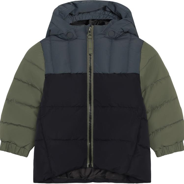 COLORKIDS COLORKIDS Quilt & Colorbl. Fleecejacke Kinder - Dunkelgrau - 0 | SportScheck