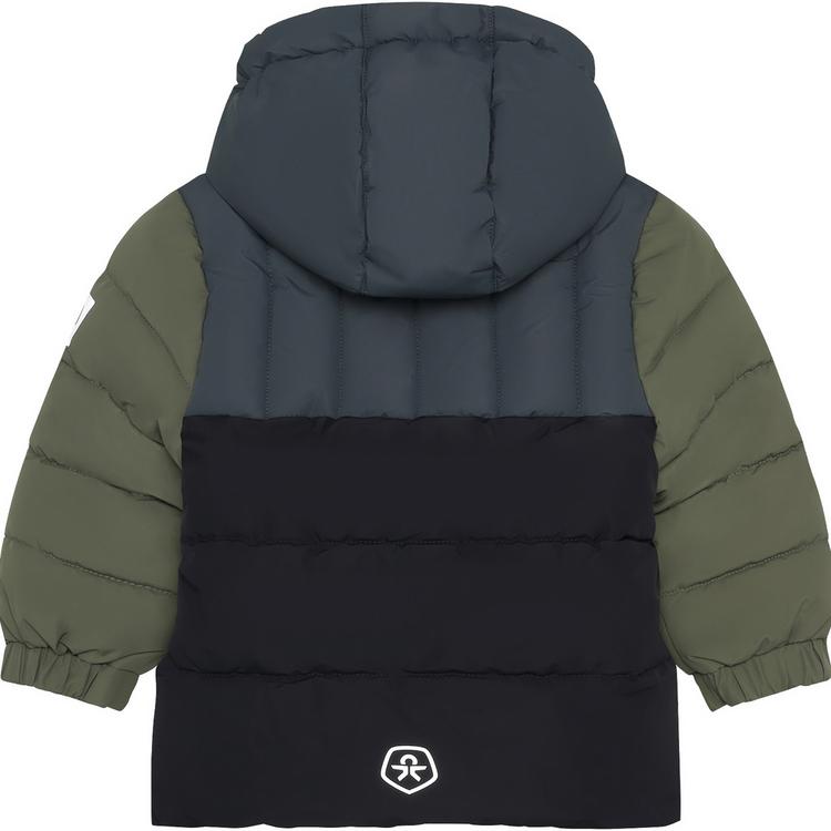 COLORKIDS COLORKIDS Quilt & Colorbl. Fleecejacke Kinder - Dunkelgrau - 0 | SportScheck