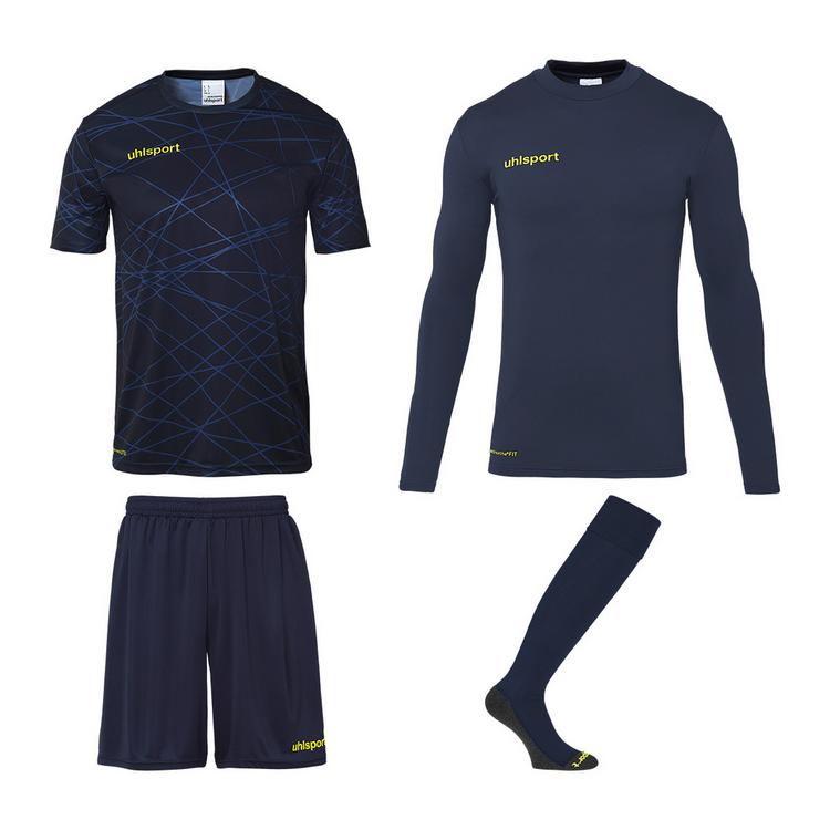 Uhlsport Uhlsport Prediction Kids Torwart Set Kinder - marine/fluo gelb - 0 | SportScheck