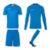 Uhlsport Prediction Kids Torwart Set Kinder - fluo blau