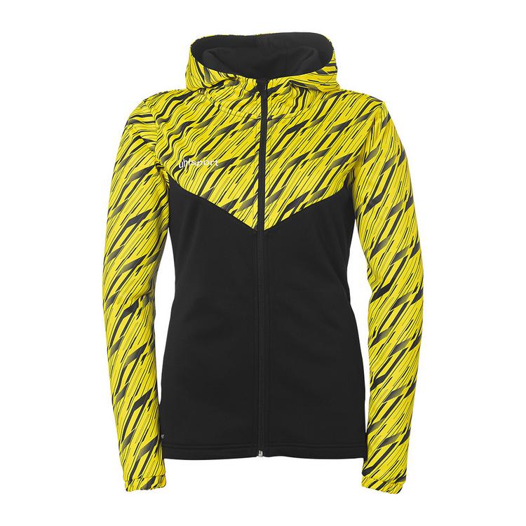 Uhlsport Uhlsport Progressive 28 Multi Women Kapuzenjacke Damen - schwarz/limonengelb - 0 | SportScheck
