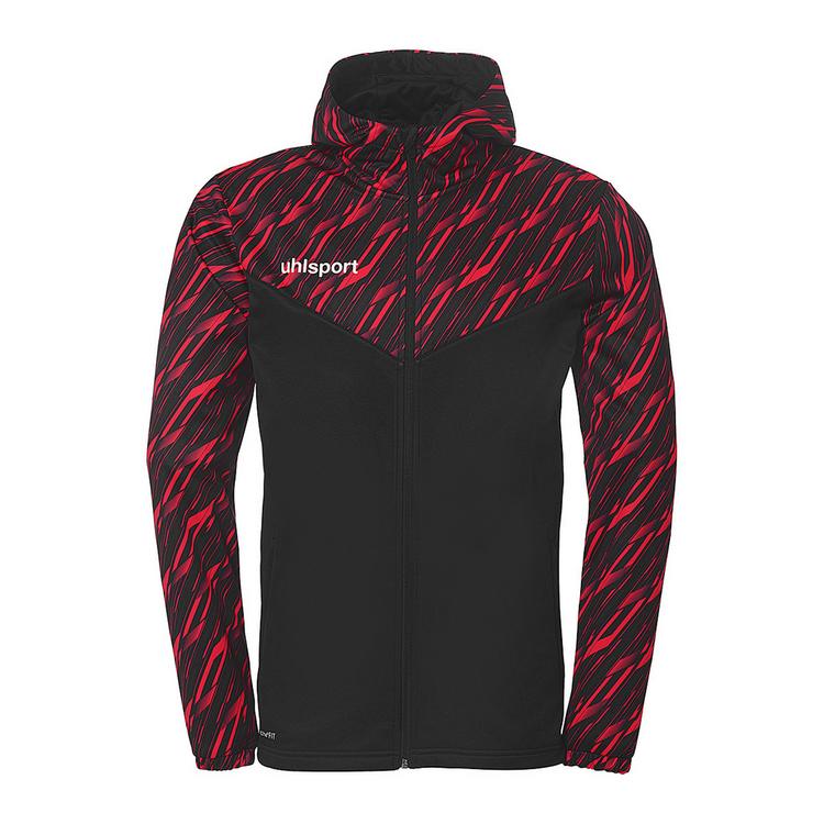 Uhlsport Uhlsport Progressive 28 Multi Hood Kids Kapuzenjacke Kinder - schwarz/rot - 0 | SportScheck