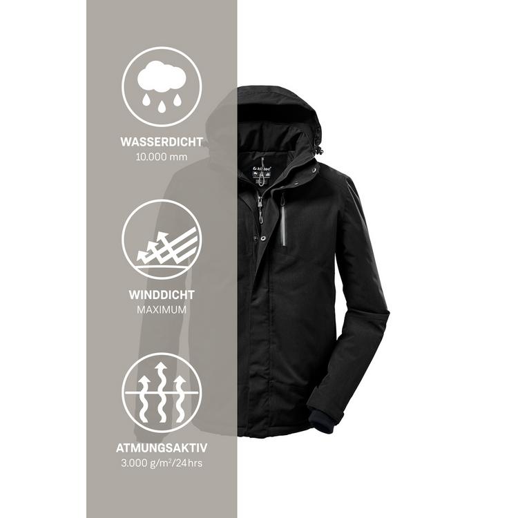KILLTEC KILLTEC KOW 161 Funktionsjacke Herren - Nachtschwarz - 4 | SportScheck