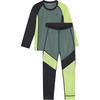 COLORKIDS Colorblock W&auml;scheset Kinder - Tannengr&uuml;n