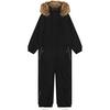 COLORKIDS Coverall W. Fake Fur Skijacke Kinder - Schwarz