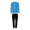 Uhlsport Progressive Junior Torwart Set Kinder - cyan/wei&szlig;