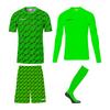 Uhlsport Progressive Kids Torwart Set Kinder - fluo gr&uuml;n/schwarz